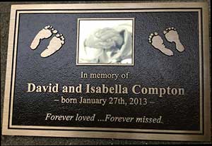 3d photo bronze plaque